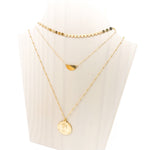 SEMICIRCLE NECKLACE SET | 14K GOLD-FILLED | SET OF 3 - MTT Collective
