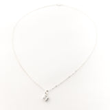 Everly Hanging Cubic Zirconia Necklace | Silver - MTT Collective