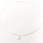 Everly Hanging Cubic Zirconia Necklace | Silver - MTT Collective