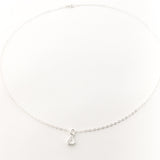 Everly Hanging Cubic Zirconia Necklace | Silver - MTT Collective
