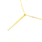 LONG BAR NECKLACE | 14K GOLD-FILLED - MTT Collective