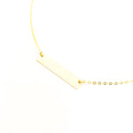 14K GOLD-FILLED BAR NECKLACE | SIZE OPTIONS - MTT Collective