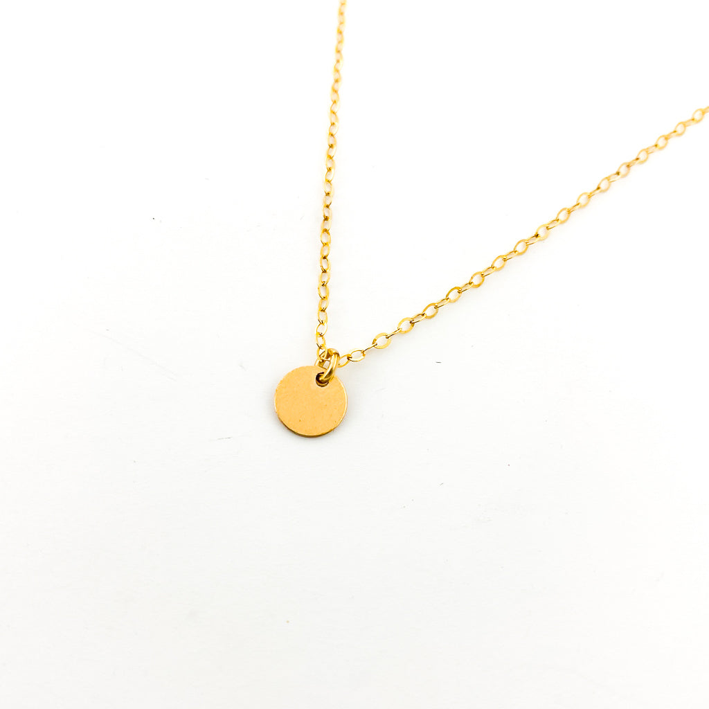 14K GOLD-FILLED OPEN DISC NECKLACES | SIZE OPTIONS - MTT Collective