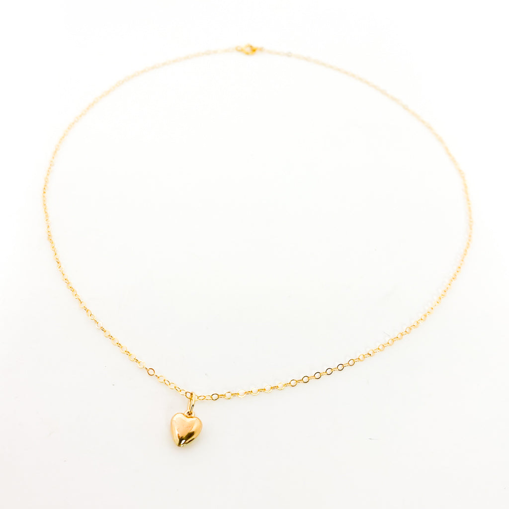 Brielle Dainty Heart Necklace | Gold - MTT Collective