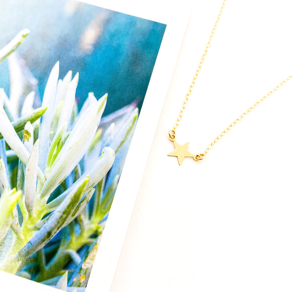 MINI HELD STAR NECKLACE | 14K GOLD-FILLED - MTT Collective