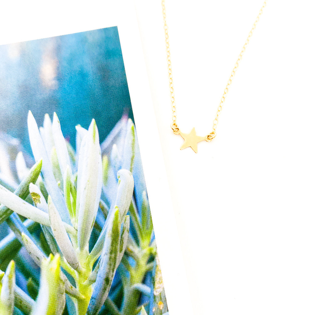 MINI HELD STAR NECKLACE | 14K GOLD-FILLED - MTT Collective