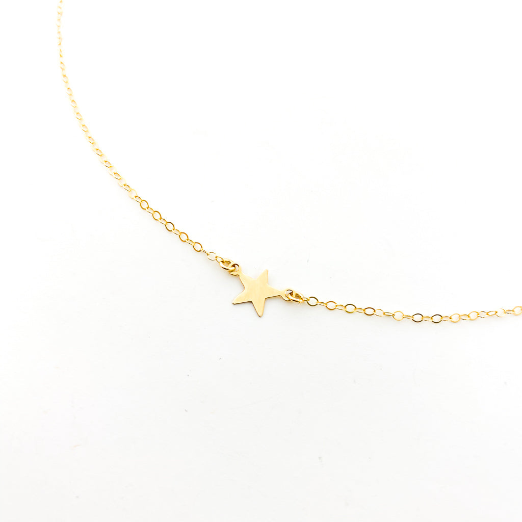 MINI HELD STAR NECKLACE | 14K GOLD-FILLED - MTT Collective