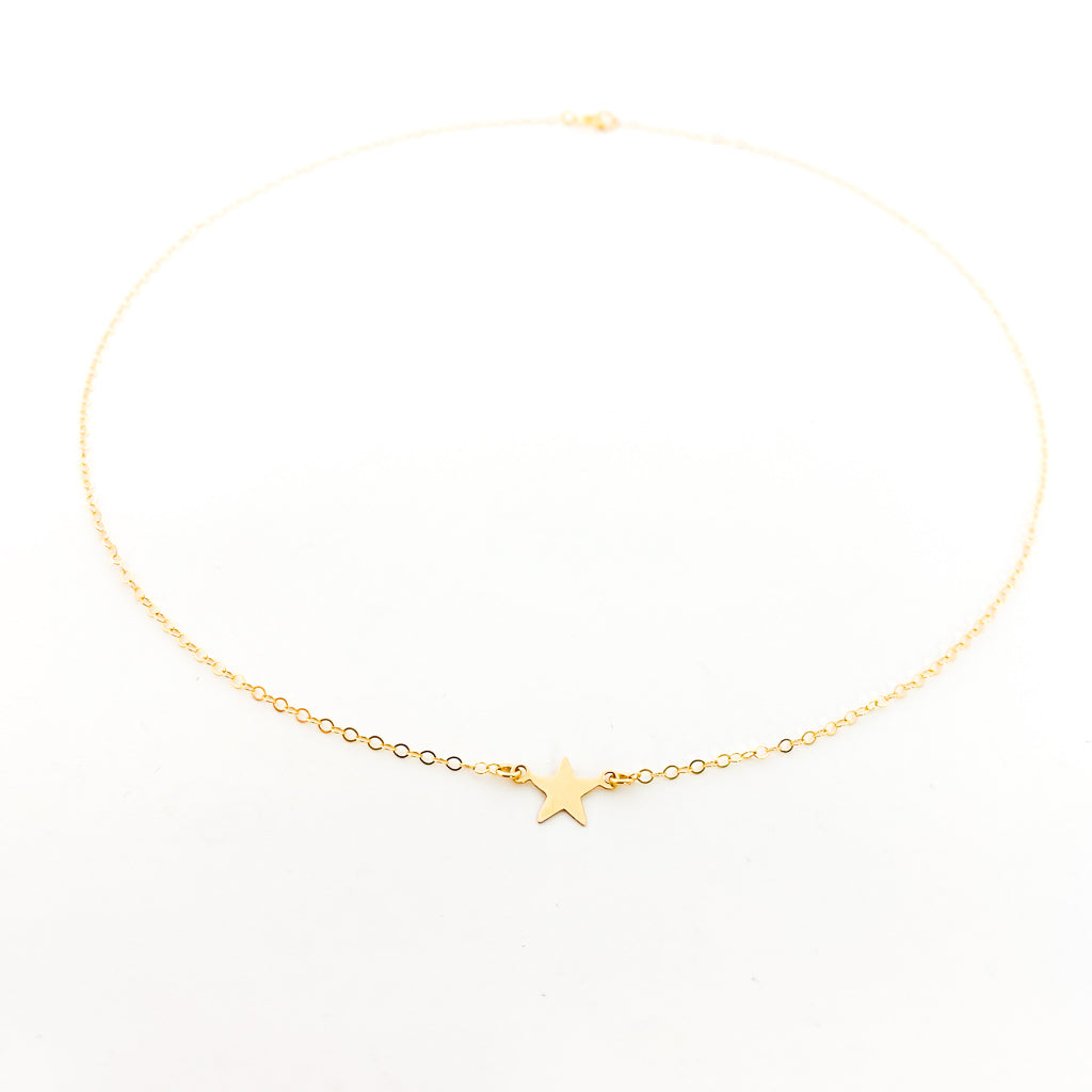 MINI HELD STAR NECKLACE | 14K GOLD-FILLED - MTT Collective
