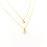 GUIDING LIGHT RHINESTONE NECKLACES | 14K GOLD-FILLED | SIZE OPTIONS - MTT Collective