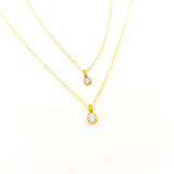 GUIDING LIGHT RHINESTONE NECKLACES | 14K GOLD-FILLED | SIZE OPTIONS - MTT Collective