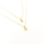 GUIDING LIGHT RHINESTONE NECKLACES | 14K GOLD-FILLED | SIZE OPTIONS - MTT Collective