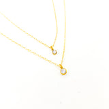 GUIDING LIGHT RHINESTONE NECKLACES | 14K GOLD-FILLED | SIZE OPTIONS - MTT Collective