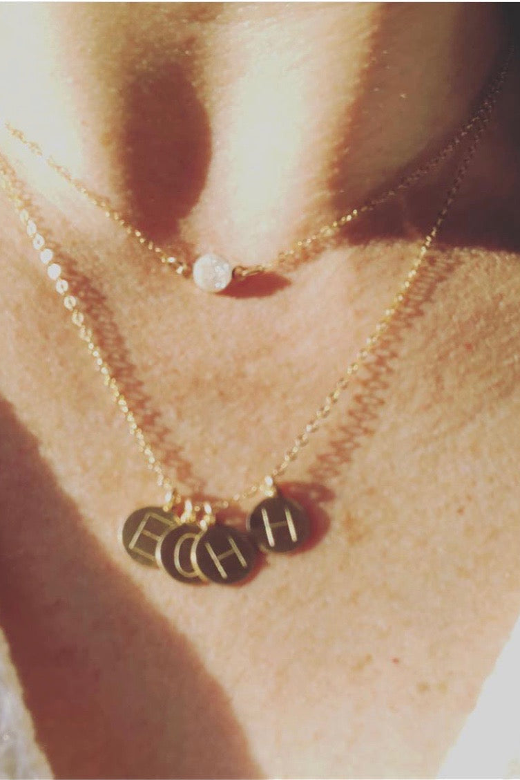TATUM RHINESTONE NECKLACES | 14K GOLD-FILLED | MED & SM - MTT Collective
