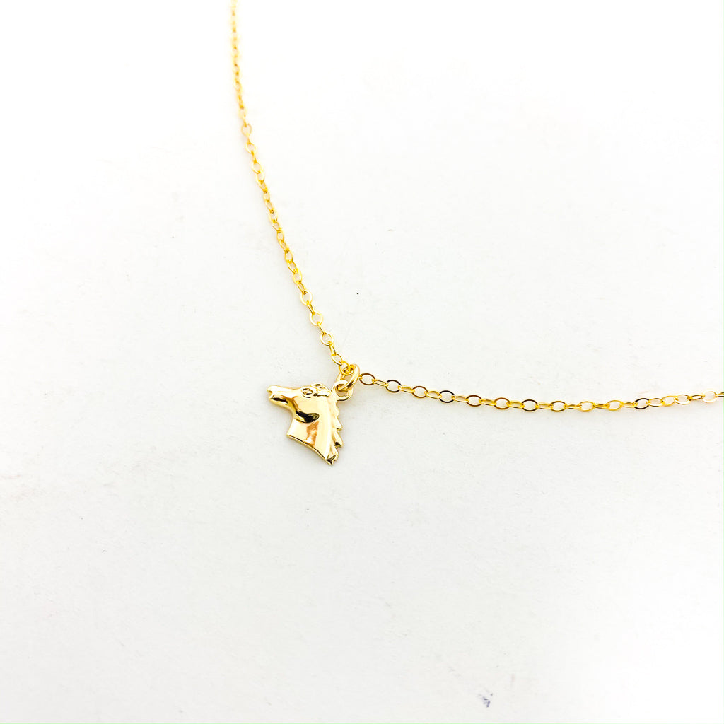 Tabitha Gold-Filled Horse Necklace - MTT Collective