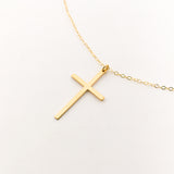 Trinity Cross Necklace | Gold - MTT Collective