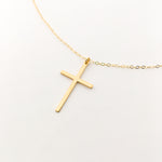 Trinity Cross Necklace | Gold - MTT Collective