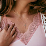 Trinity Cross Necklace | Gold - MTT Collective