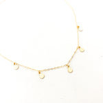 Willow Mini Disc Necklace | 14K Gold-Filled - MTT Collective