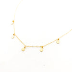 Willow Mini Disc Necklace | 14K Gold-Filled - MTT Collective