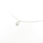 LAB OPAL TEAR DROP NECKLACE | STERLING SILVER | SIZE OPTIONS - MTT Collective
