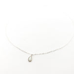 LAB OPAL TEAR DROP NECKLACE | STERLING SILVER | SIZE OPTIONS - MTT Collective