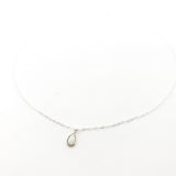 LAB OPAL TEAR DROP NECKLACE | STERLING SILVER | SIZE OPTIONS - MTT Collective