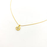 Adia Smooth Chain Peace Charm Necklace | Gold - MTT Collective
