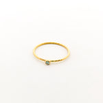 Twisted Cubic Zirconia Stacking Rings |Gold - MTT Collective