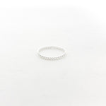 Flat Beaded Ring | Silver - MTT Collective