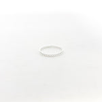 Flat Beaded Ring | Silver - MTT Collective