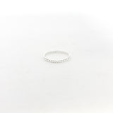 Flat Beaded Ring | Silver - MTT Collective
