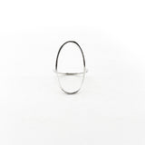 Large Open Oval Ring | Silver - MTT Collective