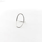 Large Open Oval Ring | Silver - MTT Collective