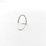 Large Open Oval Ring | Silver - MTT Collective