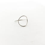 Luna Large Circle Ring | Silver - MTT Collective