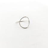 Luna Large Circle Ring | Silver - MTT Collective