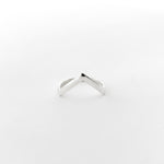 Lyla Deep V-Shape Ring | Silver - MTT Collective