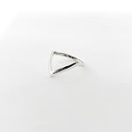 Lyla Deep V-Shape Ring | Silver - MTT Collective