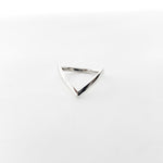 Lyla Deep V-Shape Ring | Silver - MTT Collective