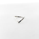 Lyla Deep V-Shape Ring | Silver - MTT Collective