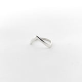 Lyla Deep V-Shape Ring | Silver - MTT Collective