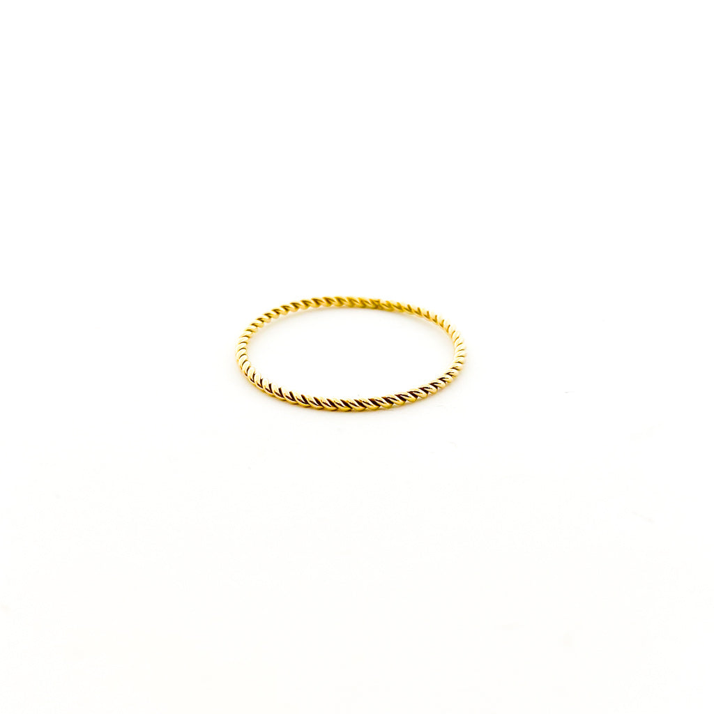 Twisted Braid Stacking Ring | 14K Gold Filled - MTT Collective
