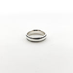Jordan Linear Groove 6MM Band Ring  | Silver - MTT Collective