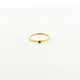 Bella Birthstone Stacking Ring | Gold - MTT Collective