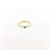 Bella Birthstone Stacking Ring | Gold - MTT Collective