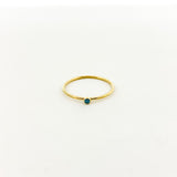 Bella Birthstone Stacking Ring | Gold - MTT Collective