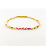 Gracie Beaded Birthstone Accented Kids Bracelet - MTT Collective