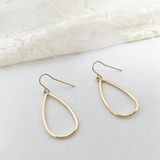 Nadia Small Smooth Oval Drop Earrings - MTT Collective