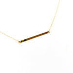 Nadia Thin Long Bar Necklace - MTT Collective