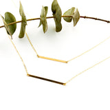 Nadia Thin Long Bar Necklace - MTT Collective